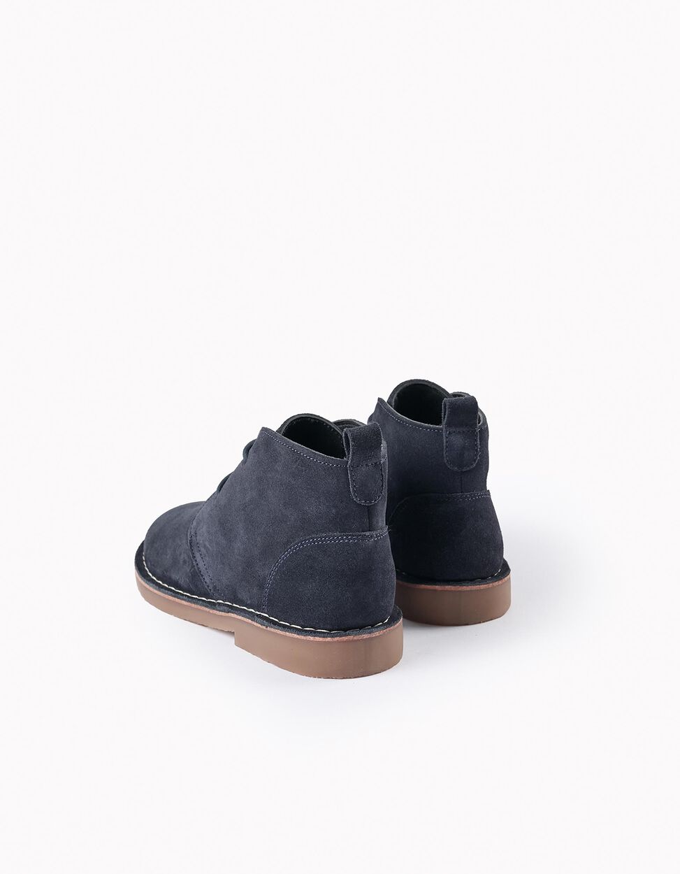 Buy Online Suede Leather Boots for Boys, Dark Blue