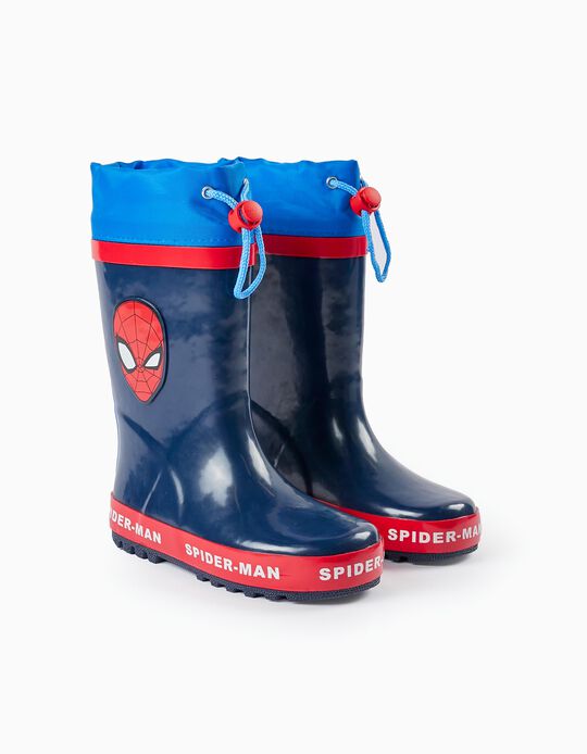 Rubber Rain Boots for Boys 'Spider-Man', Dark Blue