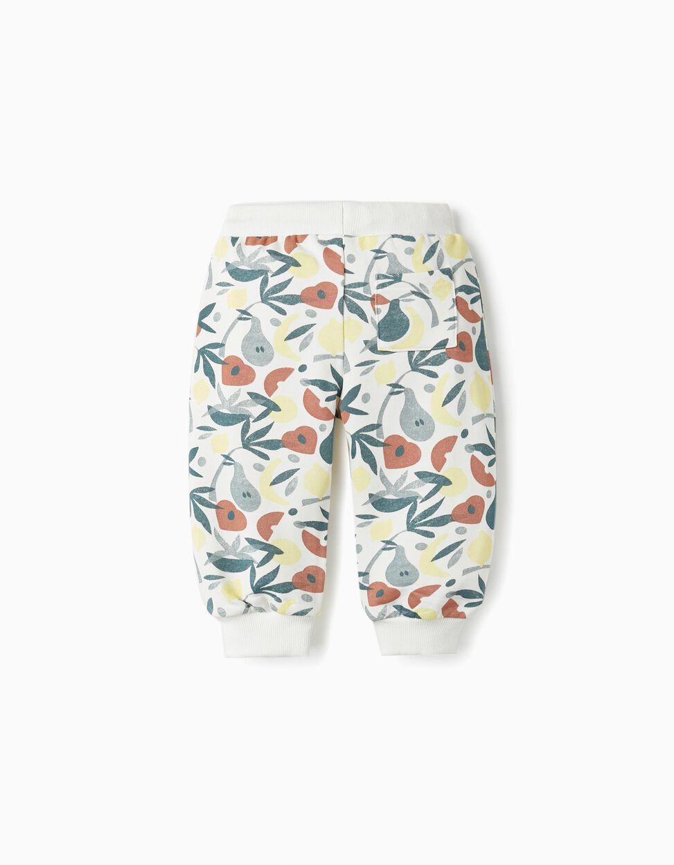 Buy Online Cotton Trousers for Baby Boys 'Fruits', White