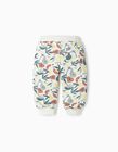 Buy Online Cotton Trousers for Baby Boys 'Fruits', White