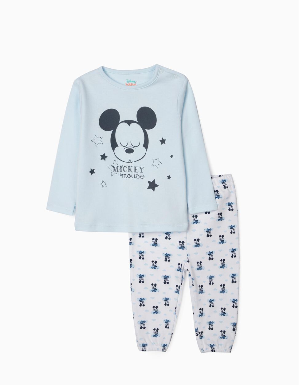 Pijama para Bebé Niño 'Mickey', Azul/Blanco | Zippy