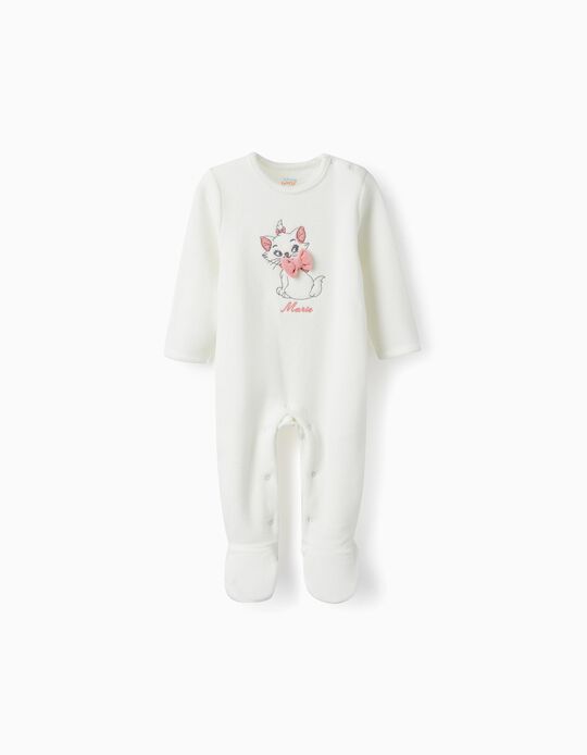 Polar Babygrow with Bow for Baby Girls 'Marie', White