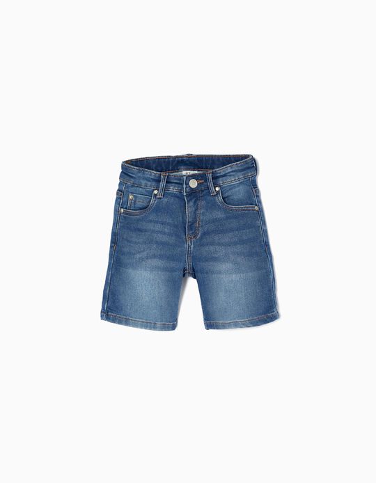 Denim Shorts for Boys, Blue