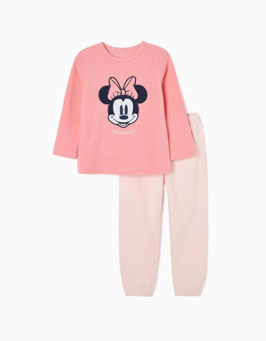 Pijama Polar para Niña 'Minnie', Rosa