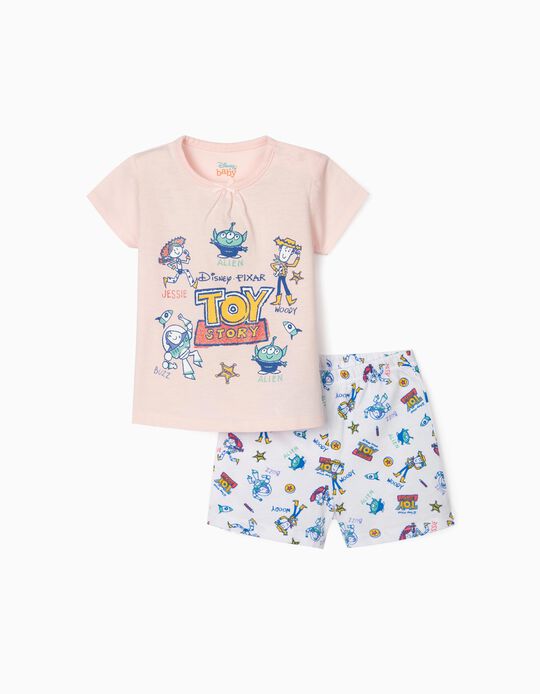 Pijama para Bebé Niña 'Toy Story', Rosa/Blanco