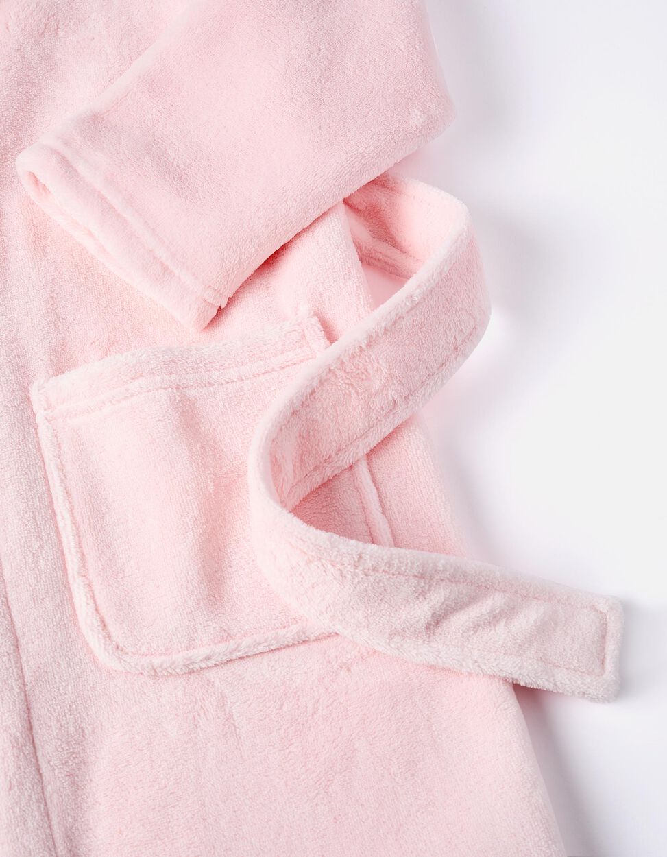 Buy Online Coral Fleece Hooded Robe for Girls, Pink