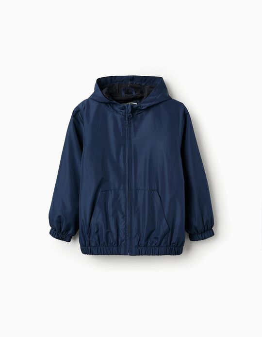 Buy Online Hooded Windbreaker for Boys, Dark Blue