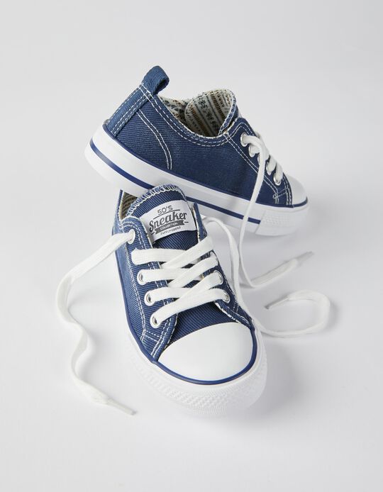 Trainers for Children '50's Sneakers', Dark Blue