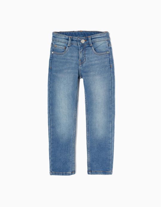 Cotton Jeans for Boys 'Slim Fit', Light Blue