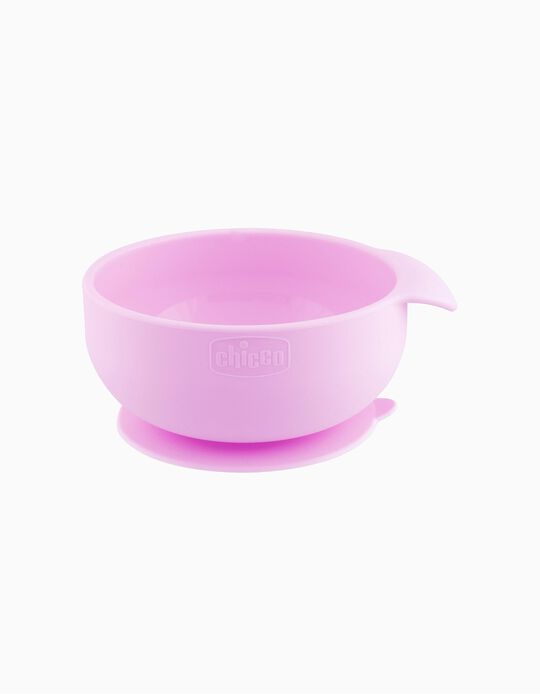 Buy Online Eat Easy Silicone Bowl by Chicco, Pink