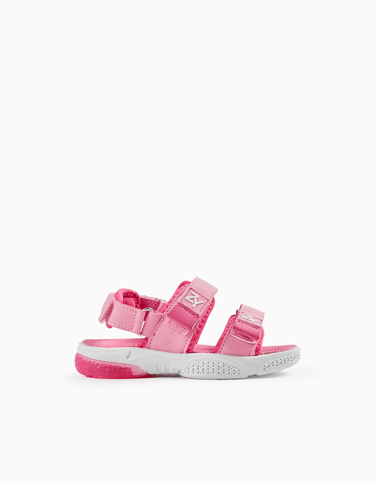 Sandals with Lights for Baby Girls 'Superlight ZY', Pink
