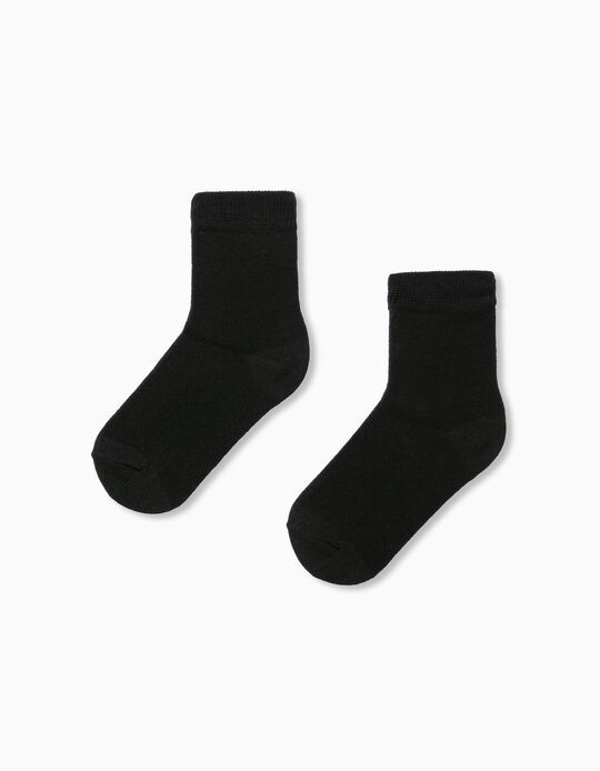 2-Pack Socks for Children, Black