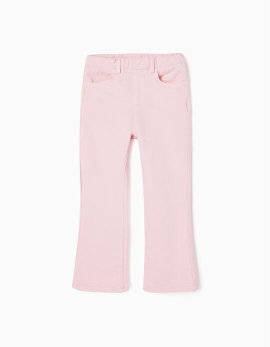 Trousers for girls 'Flare Fit', Pink