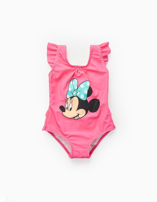 Swimsuit UPF 80 for Baby Girls 'Minnie', Yellow