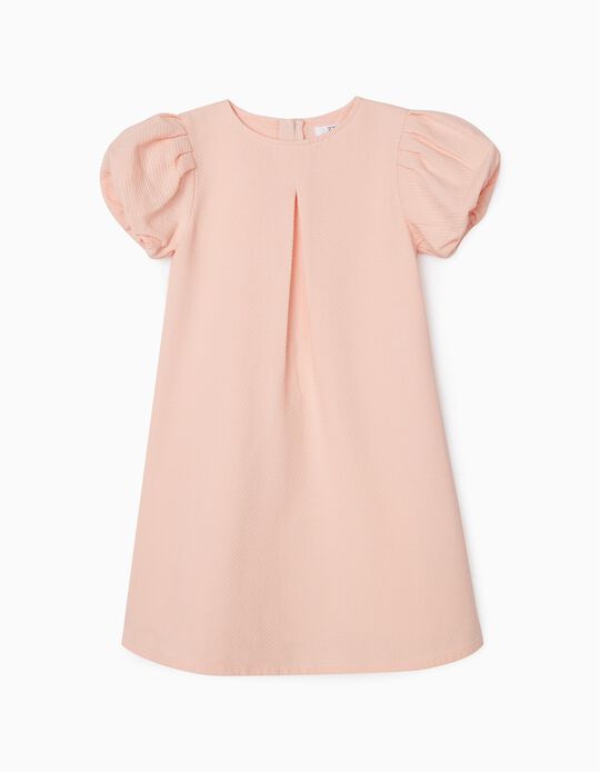 Flare Dress for Girls, Coral