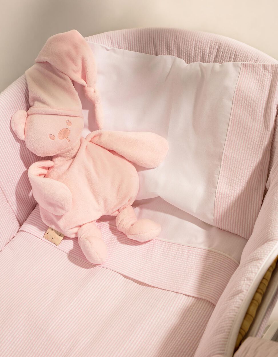 Sheet + Pillow Case 55x90Cm Essential Pink Zy Baby
