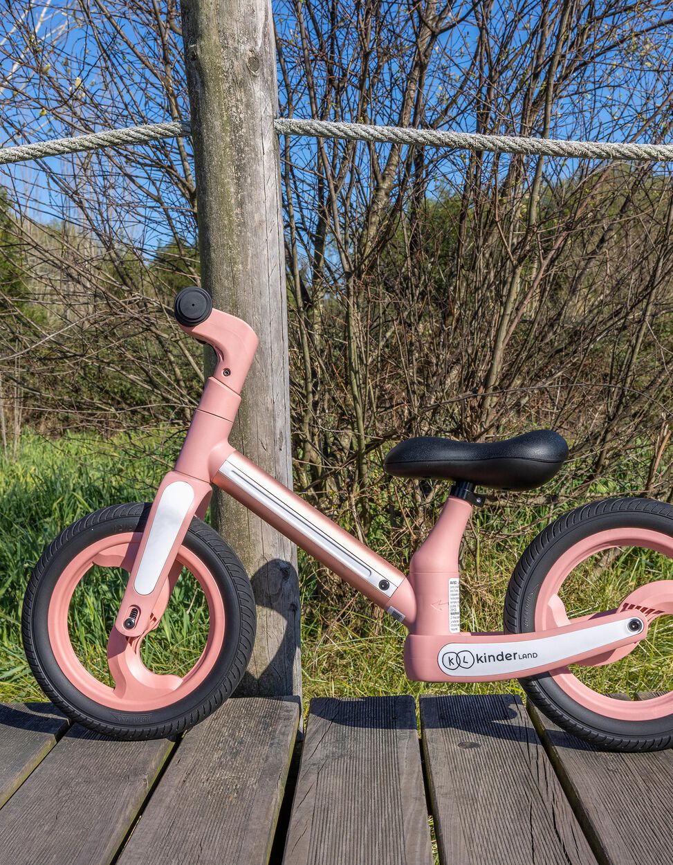 Folding Learning Bicycle Sweet Pink Kinderland 2A+