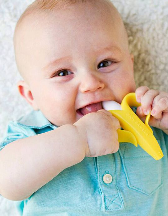 Teether and Toothbrush by Baby Banana