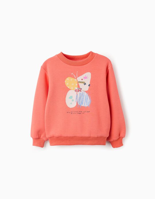 Comprar Online Sweat Efeito Térmico para Menina 'Liberdade', Laranja