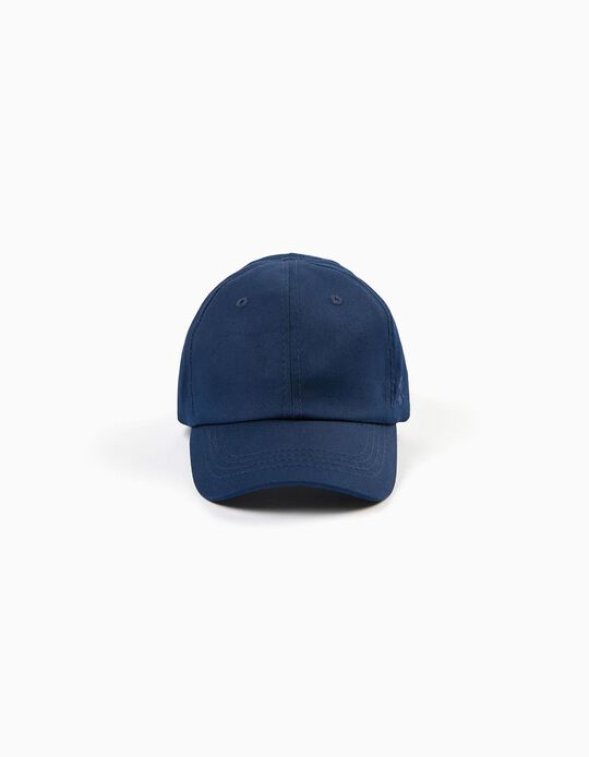 Plain Cap for Babies and Children, Dark Blue