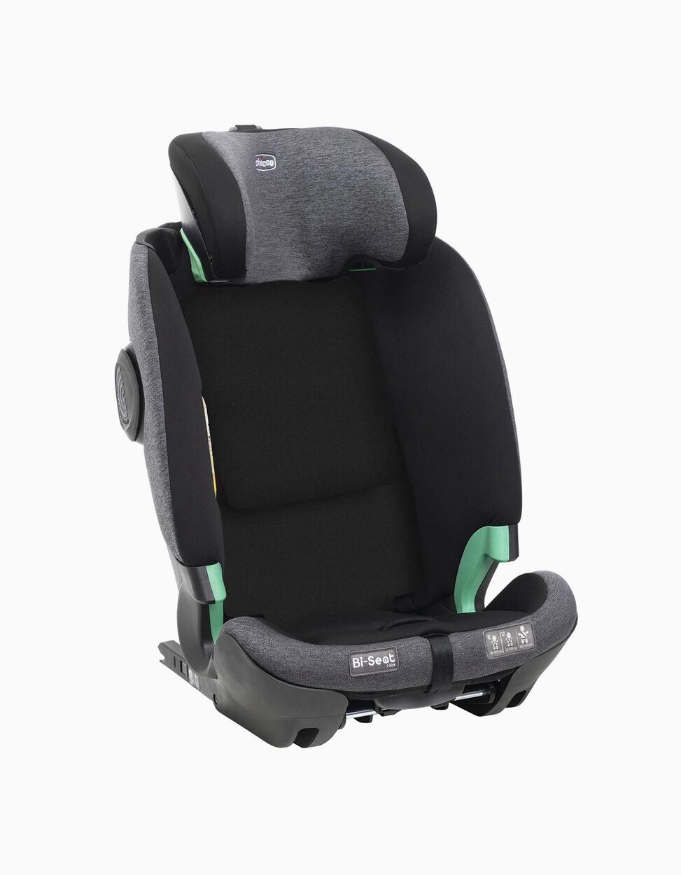 Cadeira Auto I-Size Chicco Bi-Seat Air S/ Base Black Air, Preto