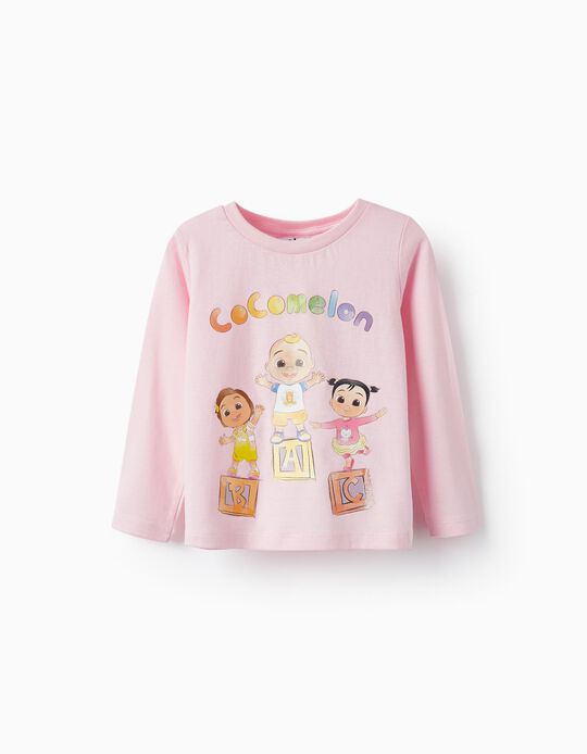 Comprar Online T-Shirt em Algodão para Bebé e Menina 'Ballerina Peppa Pig', Rosa