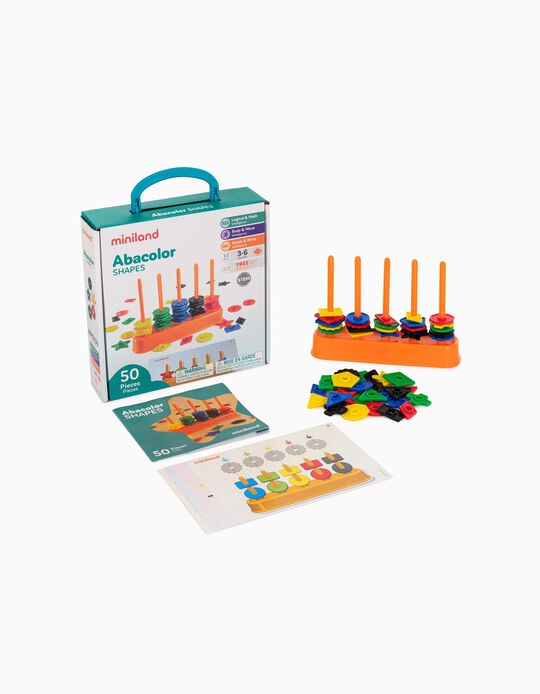 Buy Online Abacolor Shapes Miniland 3A+