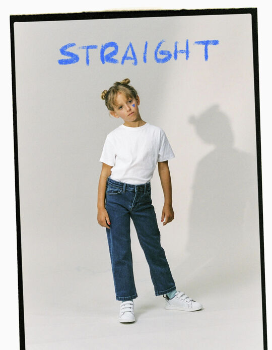Straight Fit Jeans for Children 'ZY Power Jeans', Blue
