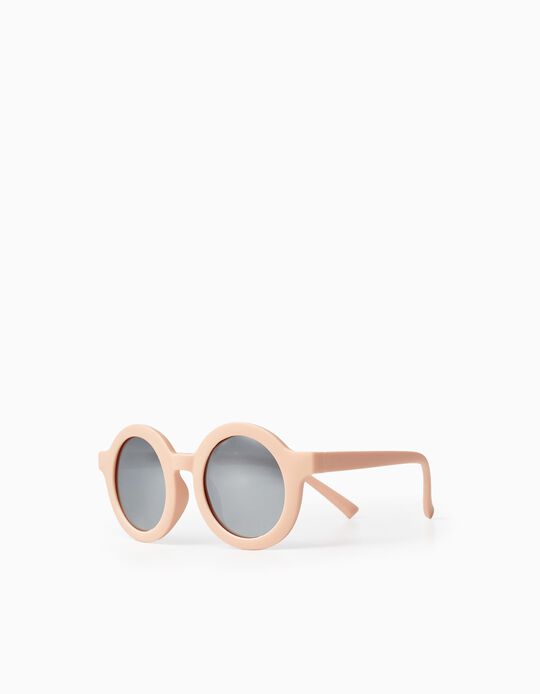 Flexible UV Protection Sunglasses for Baby Girls, Light Pink
