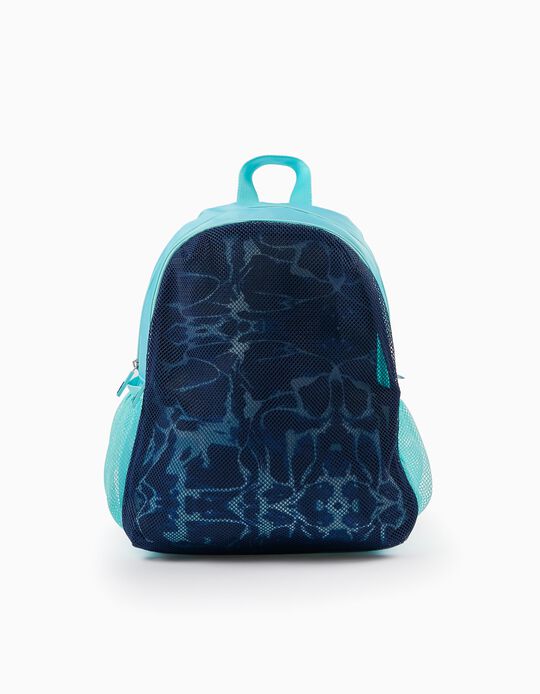Net Backpack for Children, Blue