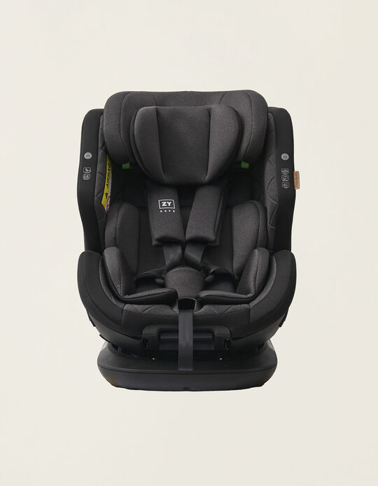 Comprar Online Cadeira Auto I-Size ZY Safe Premium com Isofix (40-150), Preto/Cinza