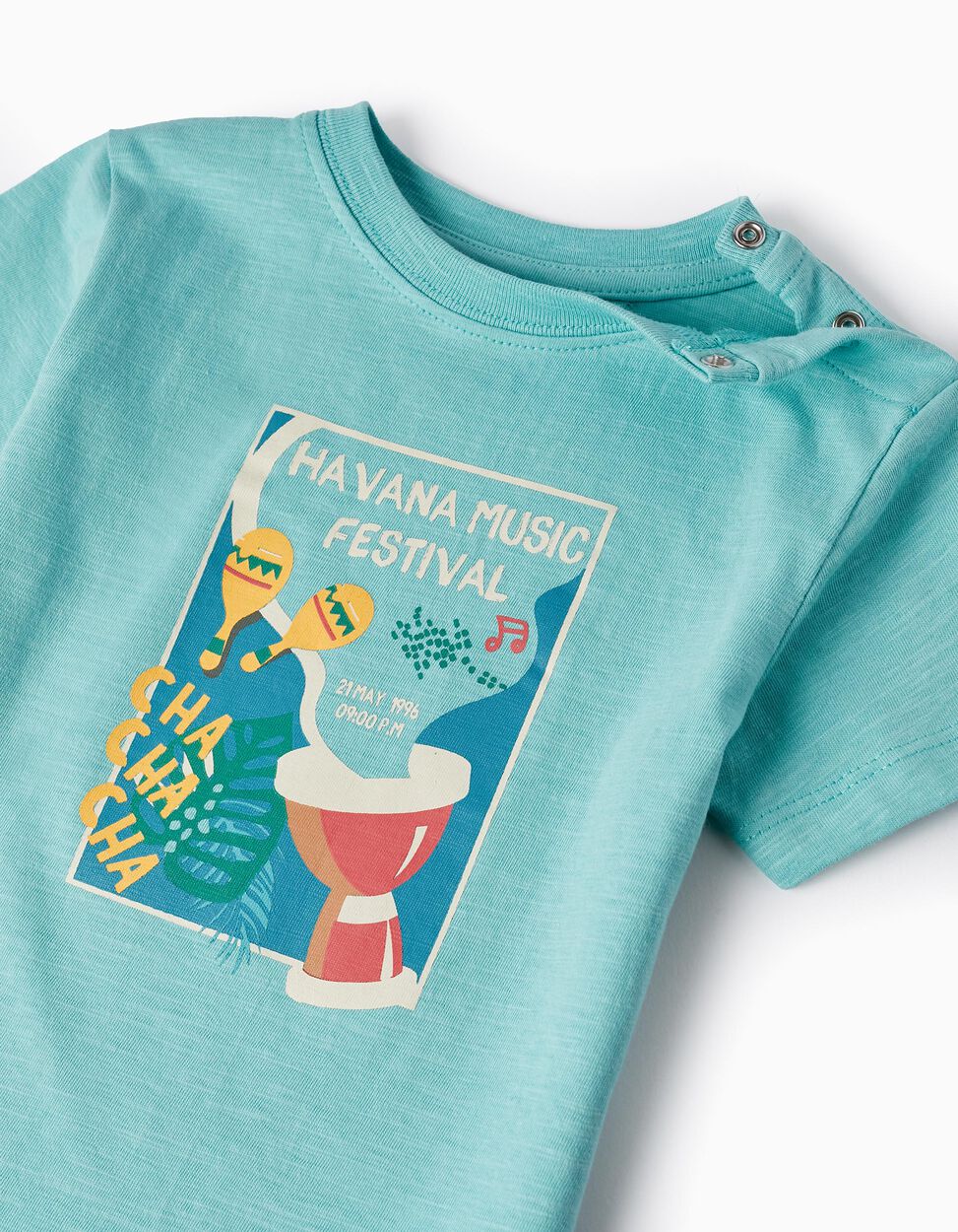 Comprar Online T-shirt de Algodão para Bebé Menino 'Havana', Azul