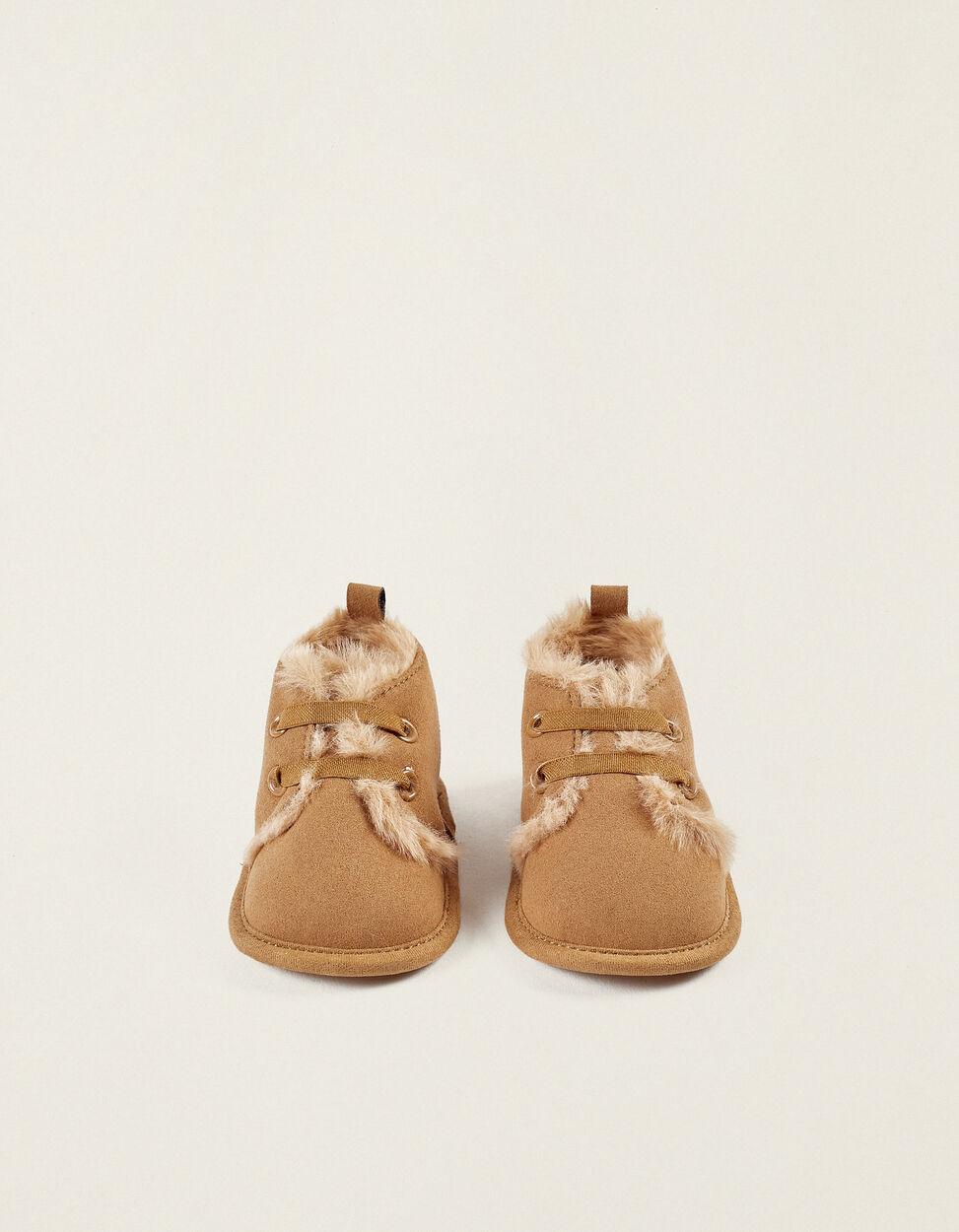 Bottes fourrées bébé fille - camel, Chaussures