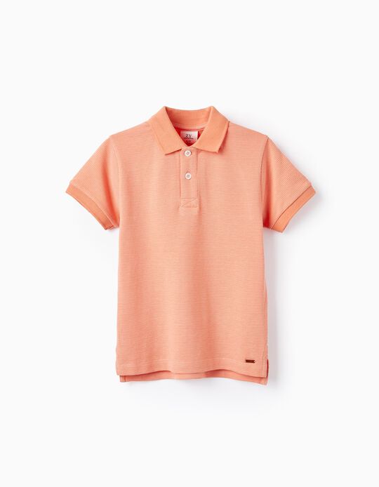 Comprar Online Camiseta-Polo de Algodón para Niño, Naranja