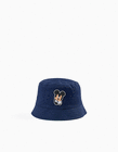 Sombrero de Algodón Reversible para Bebé Niño 'Mickey', Azul/Verde Agua
