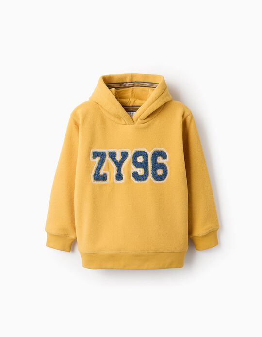 Comprar Online Sweat Polar com Capuz para Menino 'ZY', Amarelo