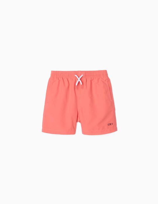 Swim Shorts for Boys, Coral