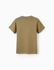 Buy Online Cotton T-shirt for Boys 'Dancing', Green