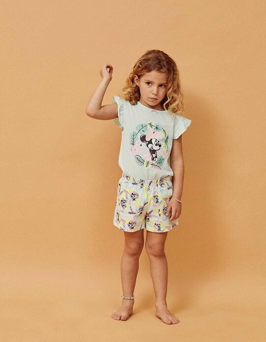 Pyjamas for Girls 'Minnie', Aqua Green