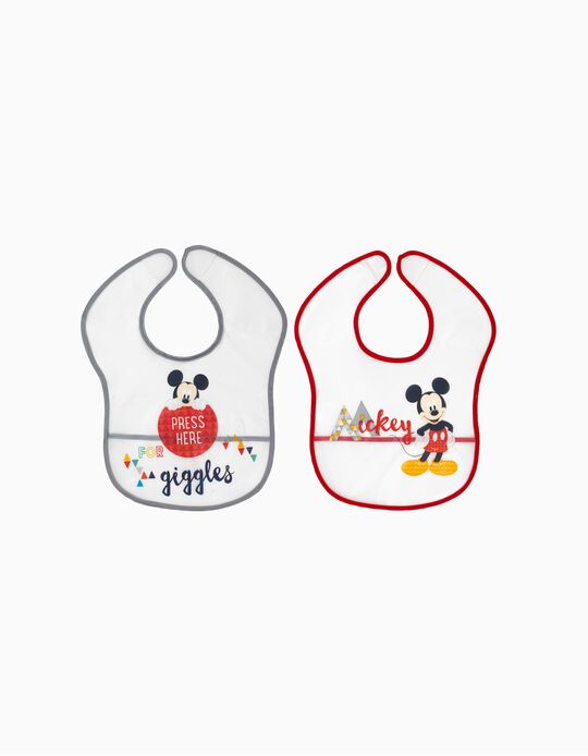 Comprar Online 2 Baberos Impermeables Mickey Disney