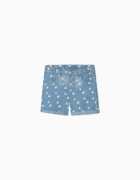 Denim Shorts for Girls 'Minnie', Blue
