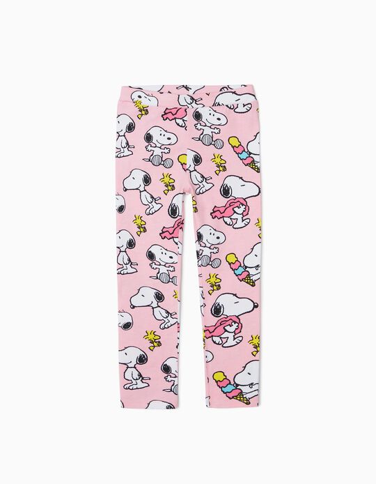 Leggings for Girls 'Snoopy', Pink