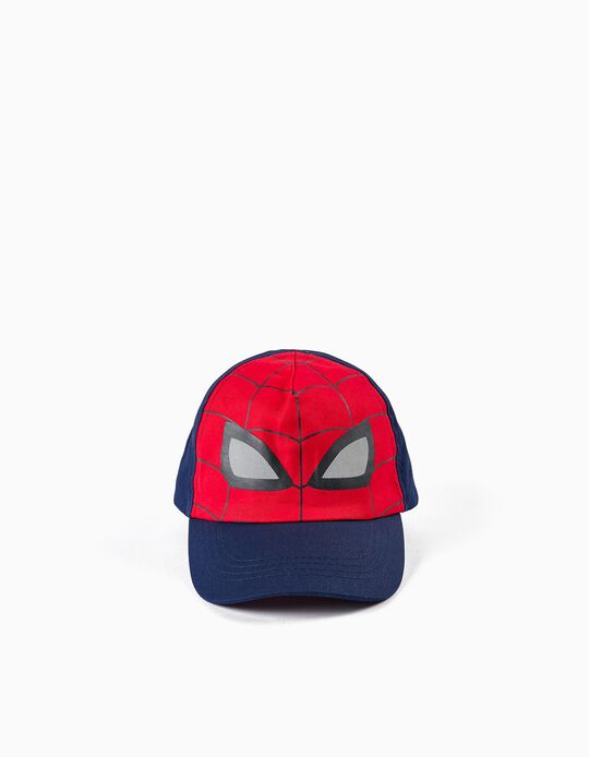 Cotton Cap for Boys 'Spider-Man', Dark Blue