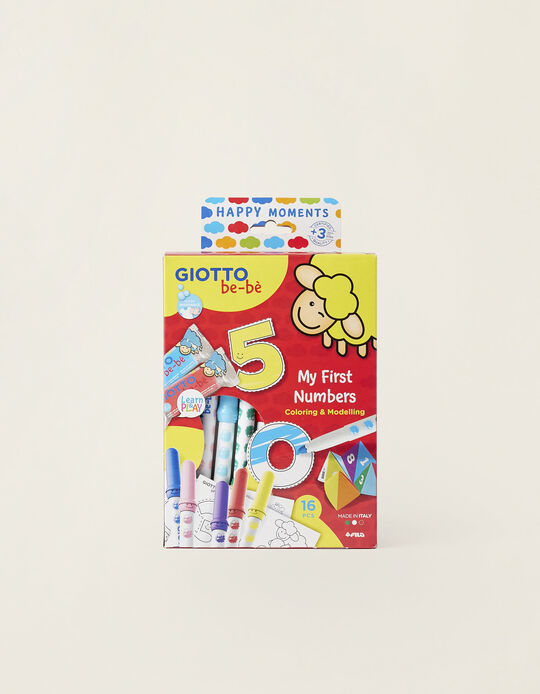 Kit Happy Moments Giotto Be-Bè 'Os Meus Primeiros Números' 3A+