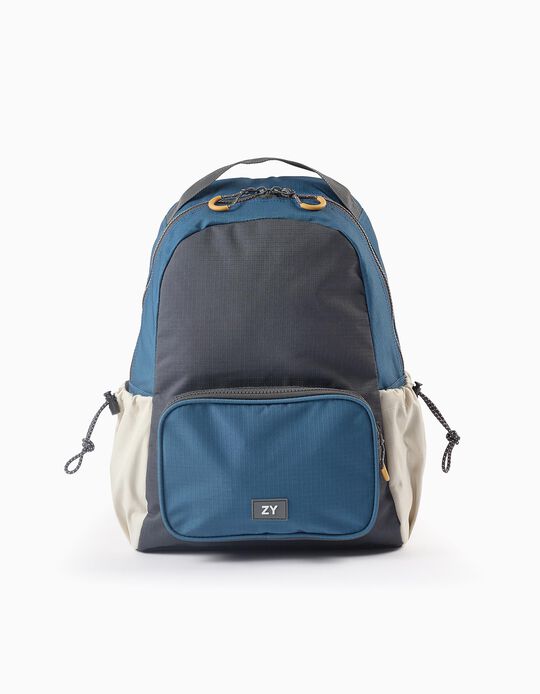 Buy Online Backpack for Boys, Grey/Blue