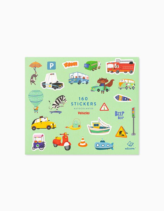 160 Vehicles Stickers Edicare 4A+