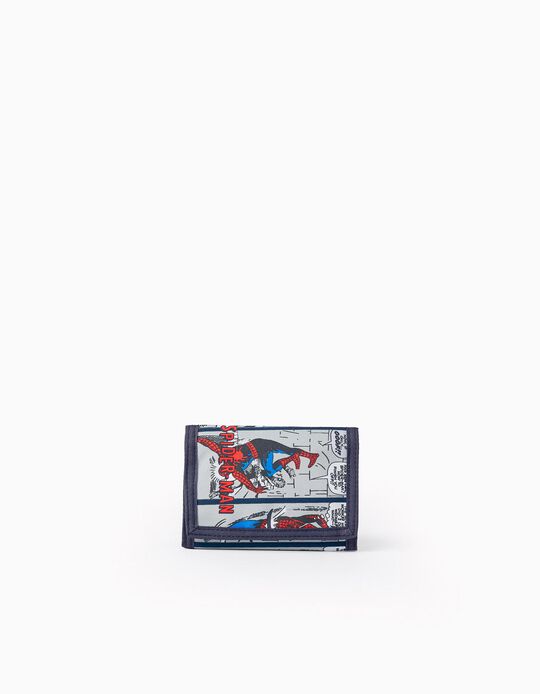 Wallet with Velcro for Boys 'Spider-Man', Dark Blue