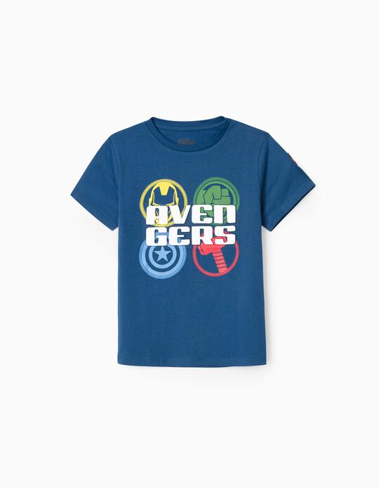 Camiseta para Niño 'Los Vengadores', Azul