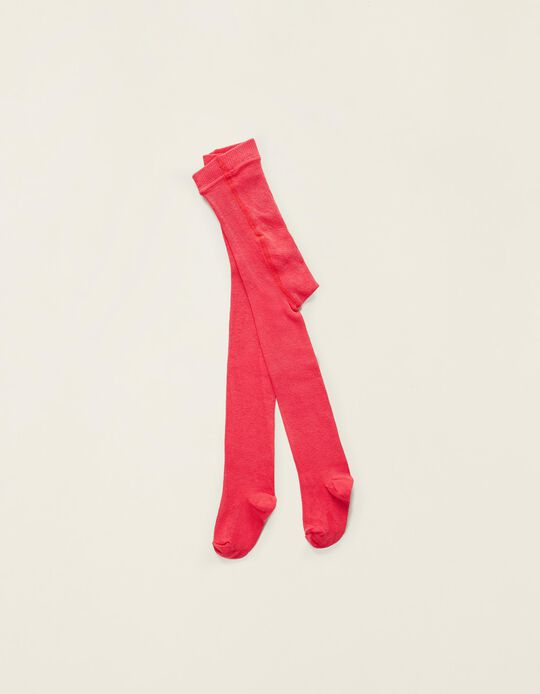 Knit Resistant Tights for Babies, Red
