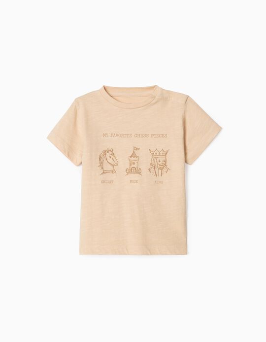 T-Shirt for Baby Boys 'King', White